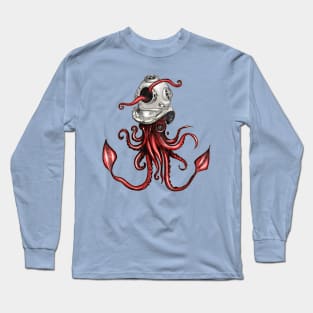 Squid with Diving Helmet Long Sleeve T-Shirt